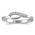 1/10 Carat TW Diamond Twist Ring in 10K White Gold
