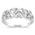 .12CTW Diamond Rope Twist Ring in Sterling Silver
