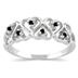 .12CTW Diamond Rope Twist Ring in Sterling Silver
