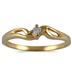 .05 Carat Diamond Promise ring in 10K Yellow Gold