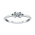 0.03 CTW Diamond Promise Ring in 10K White Gold 