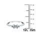 0.03 CTW Diamond Promise Ring in 10K White Gold 