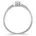 .05 Carat Diamond Antique Promise Ring in 10K White Gold