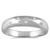 Diamond 5 Sparkles Ring in 10K White Gold