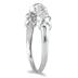 1/10 Carat Diamond Hugs and Kisses 8 Stone Ring in .925 Sterling Silver