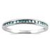 1/3 CTW Blue Diamond Ring in .925 Sterling Silver