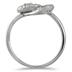 1/4 Carat TW Diamond Knot Ring in 10K White Gold