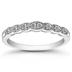 1/5 Carat TW Diamond Band in 10K White Gold