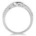 1/3 Carat TW  Blue and White Diamond Ring in 10K White Gold