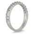 1/4 Carat TW Diamond Wedding Band Ring in 10K White Gold