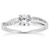 1/4 Carat T.W White Diamond Ring in 10k White Gold