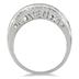 1/3 Carat Diamond I Love Mom Ring in 10K White Gold