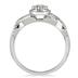 1/10 Carat TW Diamond Ring in 14K White Gold 