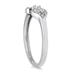 Dual Heart Diamond Ring in 14K White Gold 