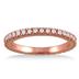 3/8 Carat Diamond Eternity Band in 14K Rose Gold