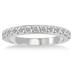 1/2 Carat Diamond Wedding Band in 14K White Gold