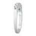 Certified 1/2 Carat TW Five Stone Diamond Wedding Band in 10K White Gold