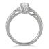 7/8 Carat Engagement Ring in 14K White Gold
