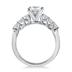 1.50 Carat Princess Engagement Ring in 14K White Gold