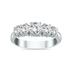 1 1/4 Carat TW 5 Stone White Diamond Ring in 14K White Gold (K-L Color, I2-I3 Clarity)