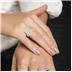 1 Carat TW Five Stone Diamond Wedding Band in 14K White Gold