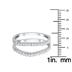 1/2 Carat TW Diamond Insert Ring in 14K White Gold