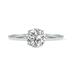 Lab Grown 1/2 Carat Diamond Solitaire Ring in 14K White Gold