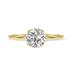 Lab Grown 3/4 Carat Diamond Solitaire Ring in 14K Yellow Gold