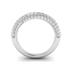 5/8 Carat TW Twist Diamond Wedding Band in 14K White Gold