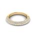 5/8 Carat TW Twist Diamond Wedding Band in 14K Yellow Gold