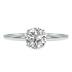 Lab Grown 1.50 Carat Diamond Solitaire Ring in 14K White Gold (F-G Color, VVS1-VVS2 Clarity) 