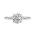 Lab Grown 2 Carat Diamond Solitaire Ring in 14K White Gold