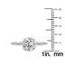 Lab Grown 2 Carat Diamond Solitaire Ring in 14K White Gold