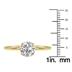 Lab Grown 2 Carat Diamond Solitaire Ring in 14K Yellow Gold (F-G Color, VVS1-VVS2 Clarity) 