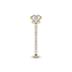 14K Yellow Gold Hidden Halo Cleo Ring with Certified  2 Carat Center Round Lab-Grown Diamond