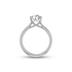 6 Prong Lianne Solitaire Ring with Certified 2 Carat Center Round Lab Grown Diamond in 14K White Gold