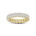 Oval Lab Grown Diamond Eternity Band in 14K Yellow Gold (3.30 Carat TW)