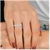 Oval Lab Grown Diamond Eternity Band in 14K White Gold (4 Carat TW)