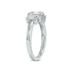 3 CTW Three Stone Emerald Cut Lab Grown Diamond Ring in 14K White Gold