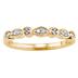 10k Yellow Gold and Diamond Promise Ring