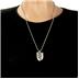 Stainless Steel Polished Shield Necklace