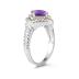 1.5ct Amethyst Ring in 14K Yellow Gold And Silver