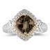 1.5ct Smokey Quartz Ring in 14K Yellow Gold And Silver 