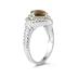 1.5ct Smokey Quartz Ring in 14K Yellow Gold And Silver 
