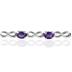 Amethyst Bracelet in .925 Sterling Silver