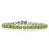 17 Carat Peridot Bracelet in .925 Sterling Silver
