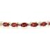 14k Yellow  Gold Diamond and Garnet   Bracelet