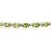 14k Yellow Gold Diamond and Peridot Bracelet
