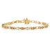 14k Yellow Gold Diamond and Citrine Bracelet