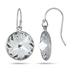 Genuine SWAROVSKI White Crystal Earrings in .925 Sterling Silver